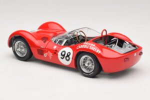 Maserati Tipo 61 #98 C. Shelby Times Mirror Grand Prix for Sportscars 1960 Minichamps 1:18 100601298 Metal - imagem 7 de 8