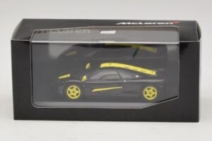 McLaren F1 Preto Com Riscas Amarelas Minichamps 1:43 MCLAREN004 Metal - imagem 4 de 4
