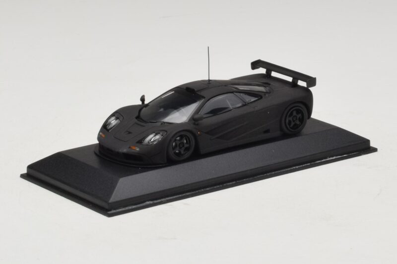 McLaren F1 GTR Prototype Preto Fosco Com Rodas Pretas Minichamps 1:43 McLaren F1 GTR Prototype Preto Fosco Com Rodas Pretas Minichamps 1:43 MCLAREN009 Metal