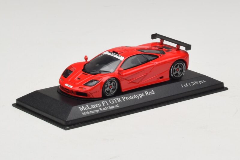 McLaren F1 GTR Prototype World Special Vermelho Minichamps 1:43 McLaren F1 GTR Prototype World Special Vermelho Minichamps 1:43 MCLAREN007 Metal