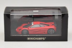 McLaren F1 GTR Prototype World Special Vermelho Minichamps 1:43 MCLAREN007 Metal - imagem 4 de 4