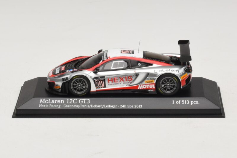 McLaren MP4-12C GT3 #107 Hexis Racing Cazenave / O. Panis 24 Hours of Spa 2013 Minichamps 1:43 McLaren MP4-12C GT3 #107 Hexis Racing Cazenave / O. Panis 24 Hours of Spa 2013 Minichamps 1:43 437131397 Metal
