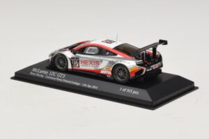 McLaren MP4-12C GT3 #107 Hexis Racing Cazenave / O. Panis 24 Hours of Spa 2013 Minichamps 1:43 437131397 Metal - imagem 3 de 4