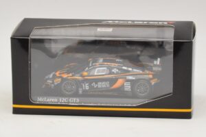 McLaren MP4-12C GT3 #16 Boutsen Racing Schmetz / Demirdjian 24 Hours of Spa 2014 Minichamps 1:43 437141316 Metal - imagem 4 de 4