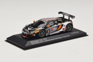 McLaren MP4-12C GT3 #5 Boutsen Racing Guilvert / Dermont 24 Hours of Spa 2013 Minichamps 1:43 437131305 Metal - imagem 2 de 4