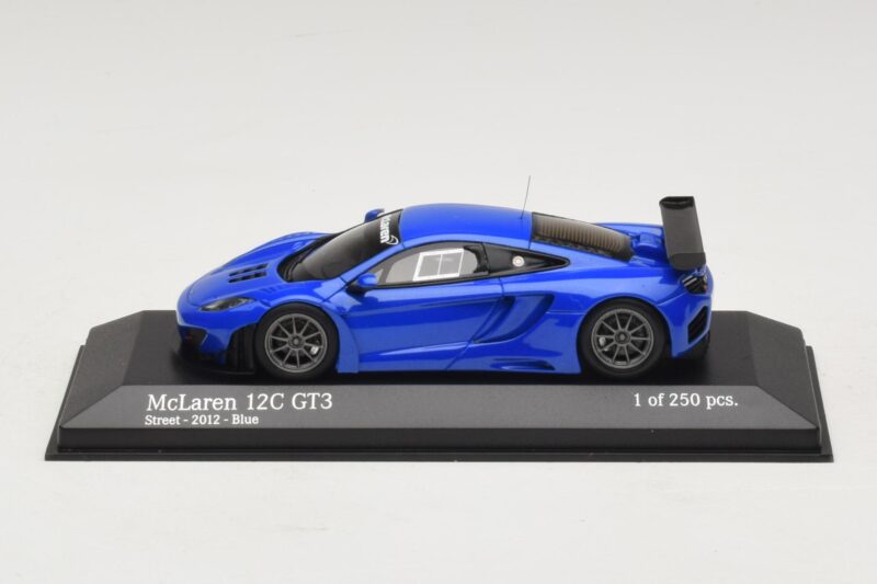 McLaren MP4-12C GT3 Street Azul Minichamps 1:43 McLaren MP4-12C GT3 Street Azul Minichamps 1:43 437121397 Metal
