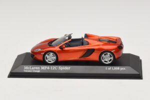 McLaren MP4-12C Spider Laranja Metálico Minichamps 1:43 530133030 Metal