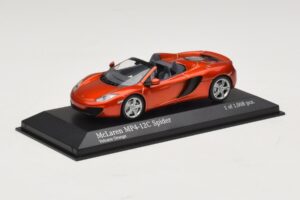 McLaren MP4-12C Spider Laranja Metálico Minichamps 1:43 530133030 Metal - imagem 2 de 4