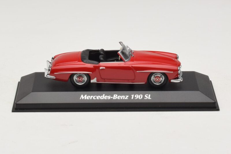 Mercedes 190 SL Vermelho Maxichamps 1:43 Mercedes 190 SL Vermelho Maxichamps 1:43 940033131-O Metal