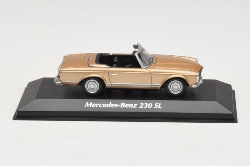 Mercedes 230 SL W113 Dourado Metálico Maxichamps 1:43 Mercedes 230 SL W113 Dourado Metálico Maxichamps 1:43 940032230 Metal