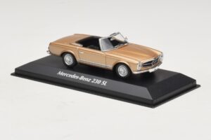 Mercedes 230 SL W113 Dourado Metálico Maxichamps 1:43 940032230 Metal - imagem 3 de 4
