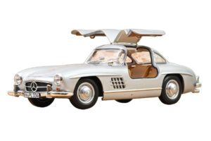 Mercedes 300 SL W198 Gullwing Prateado Norev 1:18 183857 Metal - imagem 5 de 5