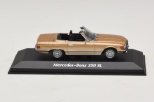 Mercedes 350 SL R107 Dourado Maxichamps 1:43 940033431 Metal