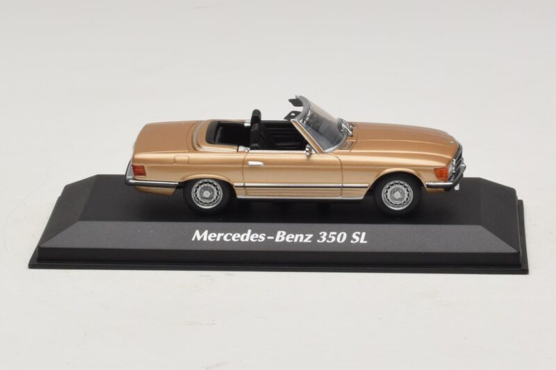 Mercedes 350 SL R107 Dourado Maxichamps 1:43 940033431 Metal