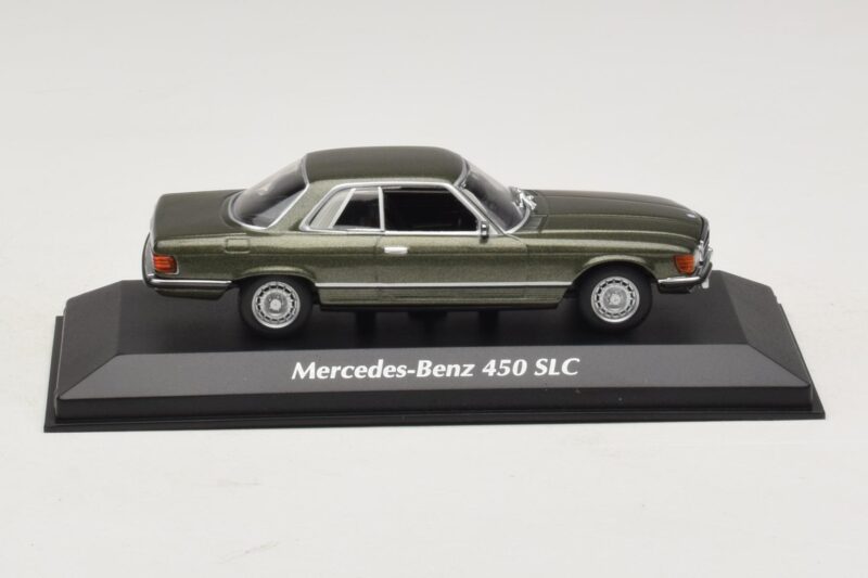 Mercedes 450 SLC C107 Verde Escuro Metálico Maxichamps 1:43 Mercedes 450 SLC C107 Verde Escuro Metálico Maxichamps 1:43 940033420 Metal