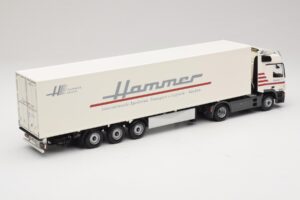Mercedes Actros 1844LS Koffersattelzug Hammer Aachen Minichamps 1:43 499039105 Metal - imagem 2 de 6