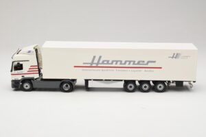 Mercedes Actros 1844LS Koffersattelzug Hammer Aachen Minichamps 1:43 499039105 Metal - imagem 3 de 6