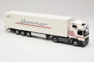 Mercedes Actros 1844LS Koffersattelzug Hammer Aachen Minichamps 1:43 499039105 Metal - imagem 4 de 6