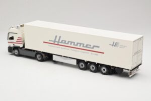 Mercedes Actros 1844LS Koffersattelzug Hammer Aachen Minichamps 1:43 499039105 Metal - imagem 5 de 6