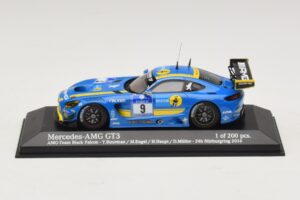 Mercedes AMG GT3 Black Falcon #9 Y. Buurman / M. Engel 24 Hours of Nurburgring 2016 Minichamps 1:43 437163009 Metal