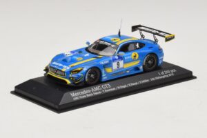 Mercedes AMG GT3 Black Falcon #9 Y. Buurman / M. Engel 24 Hours of Nurburgring 2016 Minichamps 1:43 437163009 Metal - imagem 2 de 5