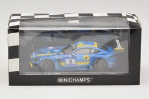 Mercedes AMG GT3 Black Falcon #9 Y. Buurman / M. Engel 24 Hours of Nurburgring 2016 Minichamps 1:43 437163009 Metal - imagem 5 de 5