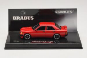 Mercedes Brabus 3.6S 190E W201 Vermelho Minichamps 1:43 437032600 Metal