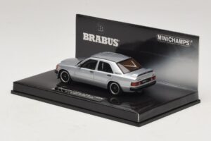 Mercedes Brabus 3.6S 190E W201 Prata Minichamps 1:43 437032604 Metal - imagem 3 de 5