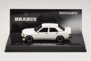 Mercedes Brabus 3.6S 190E W201 Branco Minichamps 1:43 437032602 Metal