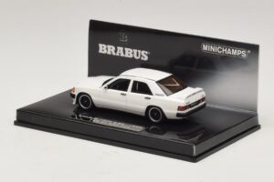 Mercedes Brabus 3.6S 190E W201 Branco Minichamps 1:43 437032602 Metal - imagem 3 de 5