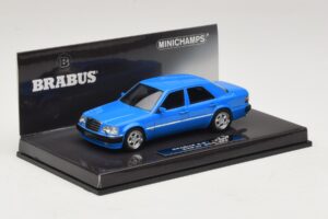 Mercedes Brabus 6.5 500E W124 Azul Minichamps 1:43 437032502 Metal - imagem 2 de 5