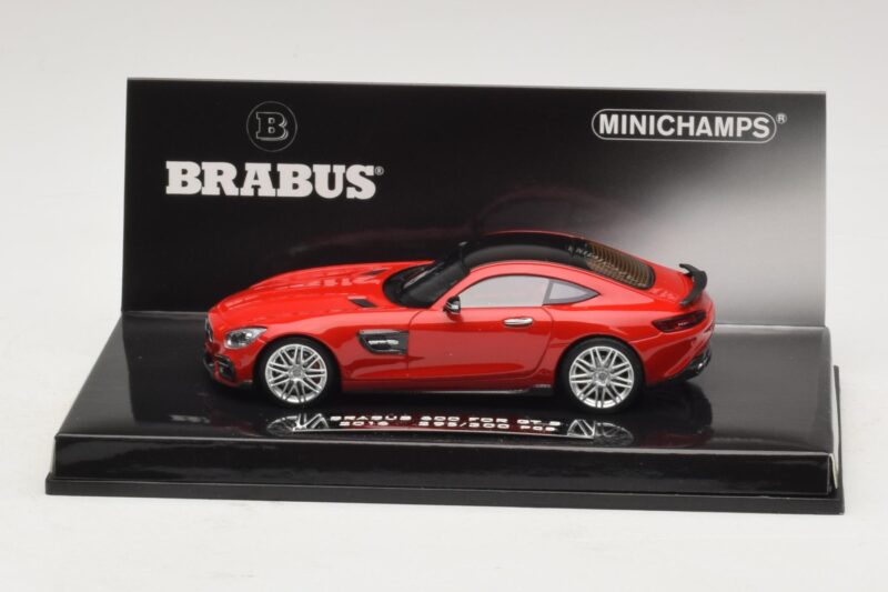 Mercedes Brabus 600 GT S C190 Vermelho Minichamps 1:43 Mercedes Brabus 600 GT S C190 Vermelho Minichamps 1:43 437032521 Metal