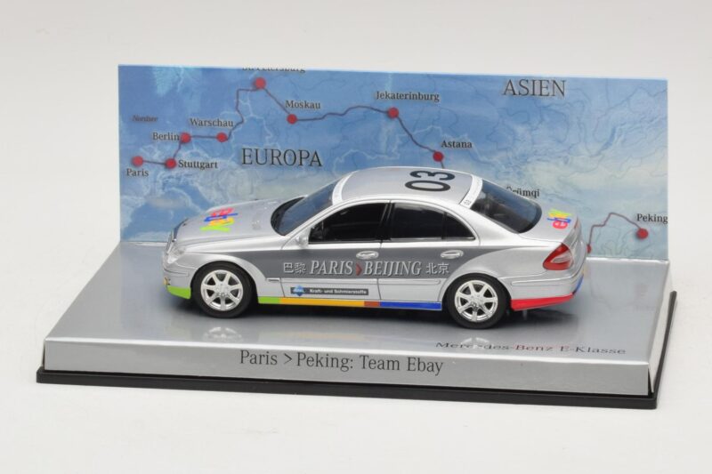 Mercedes E-Class #3 Team eBay Rally Paris-Peking 2007 Minichamps 1:43 Mercedes E-Class #3 Team eBay Rally Paris-Peking 2007 Minichamps 1:43 B66962259 Metal