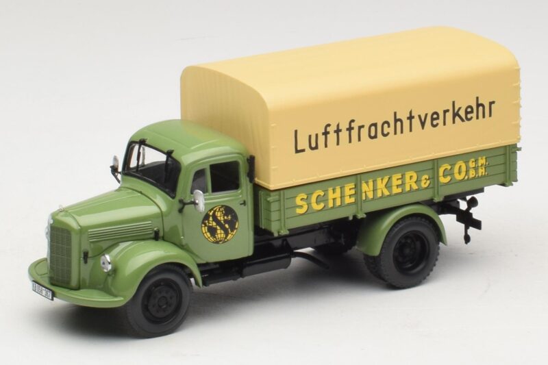 Mercedes L 3500 Camião de Plataforma Schenker Minichamps 1:43 439350028 Metal