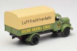 Mercedes L 3500 Camião de Plataforma Schenker Minichamps 1:43 439350028 Metal - imagem 2 de 6