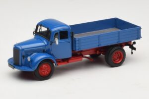 Mercedes L 3500 Camião Basculante Azul Vermelho Minichamps 1:43 439350004 Metal