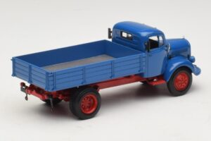 Mercedes L 3500 Camião Basculante Azul Vermelho Minichamps 1:43 439350004 Metal - imagem 2 de 6