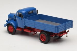 Mercedes L 3500 Camião Basculante Azul Vermelho Minichamps 1:43 439350004 Metal - imagem 5 de 6