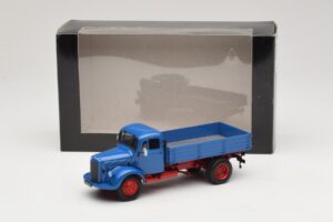 Mercedes L 3500 Camião Basculante Azul Vermelho Minichamps 1:43 439350004 Metal - imagem 6 de 6