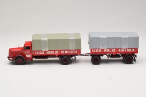 Mercedes L315 Pritschenzug Gustav Mauler Minichamps 1:43 499034720 Metal - imagem 3 de 6