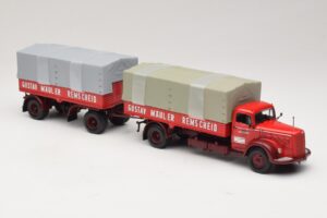 Mercedes L315 Pritschenzug Gustav Mauler Minichamps 1:43 499034720 Metal - imagem 4 de 6
