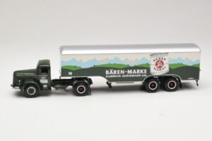 Mercedes LS315 Koffersattelzug Bärenmarke Minichamps 1:43 499034780 Metal - imagem 3 de 6