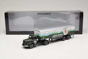 Mercedes LS315 Koffersattelzug Bärenmarke Minichamps 1:43 499034780 Metal - imagem 6 de 6