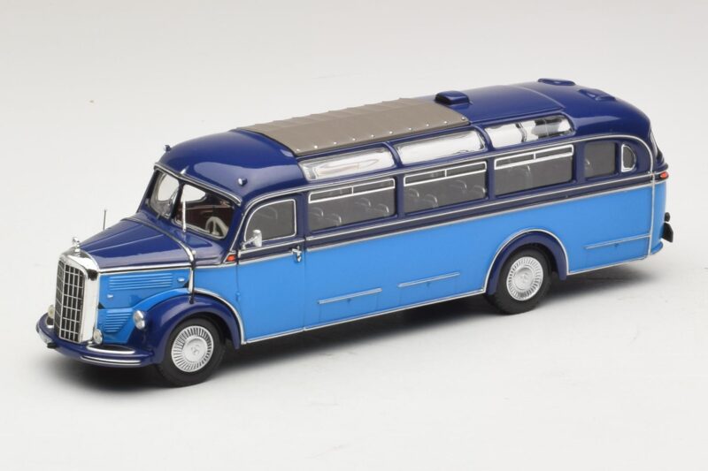 Mercedes O 3500 Autocarro Azul Claro Azul Escuro Minichamps 1:43 439360011 Metal