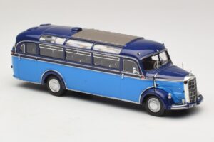 Mercedes O 3500 Autocarro Azul Claro Azul Escuro Minichamps 1:43 439360011 Metal - imagem 4 de 6