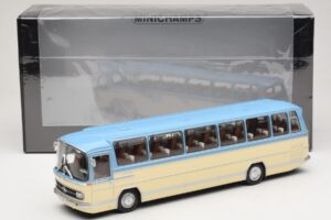 Mercedes O302 Azul Creme Minichamps 1:43 439035181 Metal - imagem 6 de 6