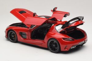 Mercedes SLS AMG C197 Black Series Vermelho Minichamps 1:18 110033022 Metal - imagem 5 de 8
