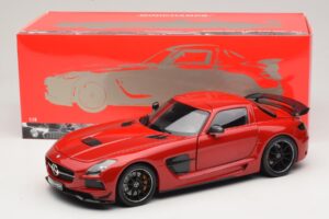 Mercedes SLS AMG C197 Black Series Vermelho Minichamps 1:18 110033022 Metal - imagem 8 de 8