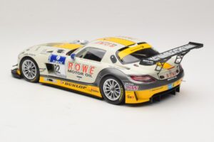 Mercedes SLS AMG GT3 #22 Graf / Jager Rowe Racing 24 Hours of Nurburgring 2013 Minichamps 1:18 151133122 Metal - imagem 5 de 6