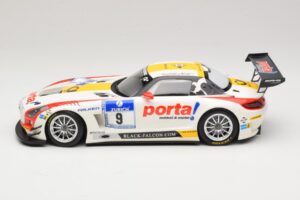 Mercedes SLS AMG GT3 #9 B. Schneider / J. Bleekemolen Black Falcon 24 Hours of Nurburgring Winner 2013 Minichamps 1:18 151133 - imagem 3 de 6